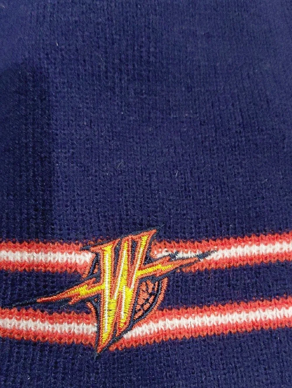 Golden State Warriors NBA Navy Beanie with Team Logo